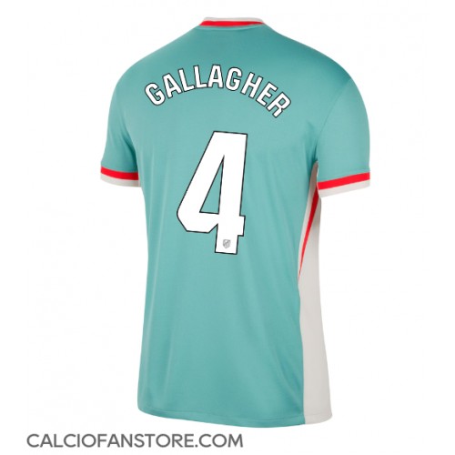 Maglia Calcio Atletico Madrid Conor Gallagher #4 Seconda Divisa 2024-25 Manica Corta